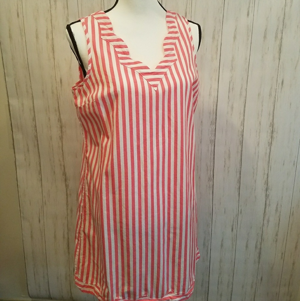 Crown & Ivy Sleeveless Dress Scalloped Trim 10